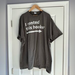 Port & Company Gray Funny Typography Graphic T-Shirt 5XL